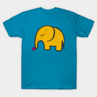 Yellow elephant T-Shirt